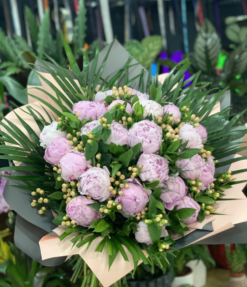 Pembe Şakayık (Peony) Buketi