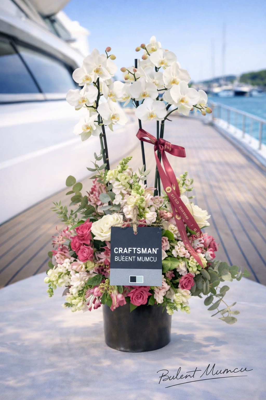 Beyaz Orkide Tasarımı 